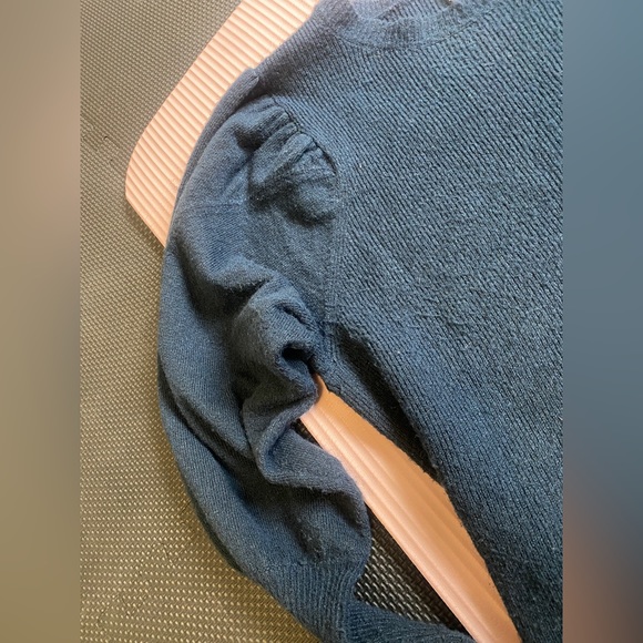 NWOT A New Day Blue Puff Sleeve Sweater Dress XS - Picture 6 of 7